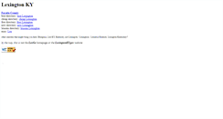 Desktop Screenshot of ky-lexington.com